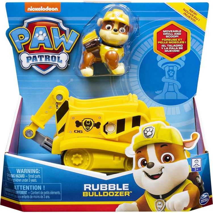 Paw Patrol Basic Vehicle Rubble Bulldozer