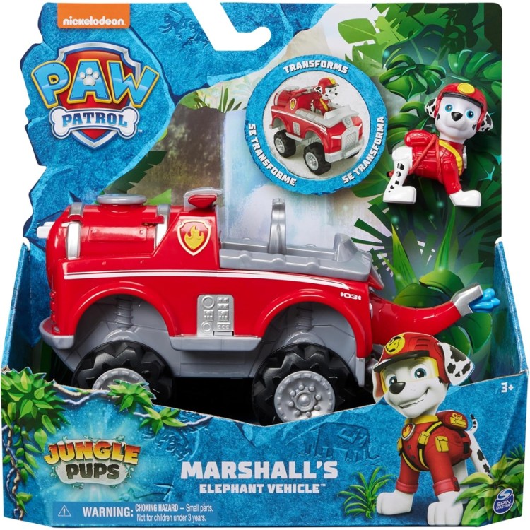 Paw Patrol Jungle Pups Vehicle - Marshall's Elephant Vehicle