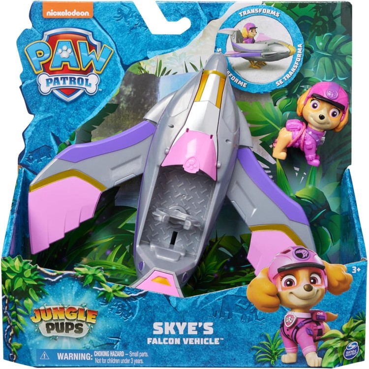 Paw Patrol Jungle Pups Vehicle - Skye's Falcon Vehicle