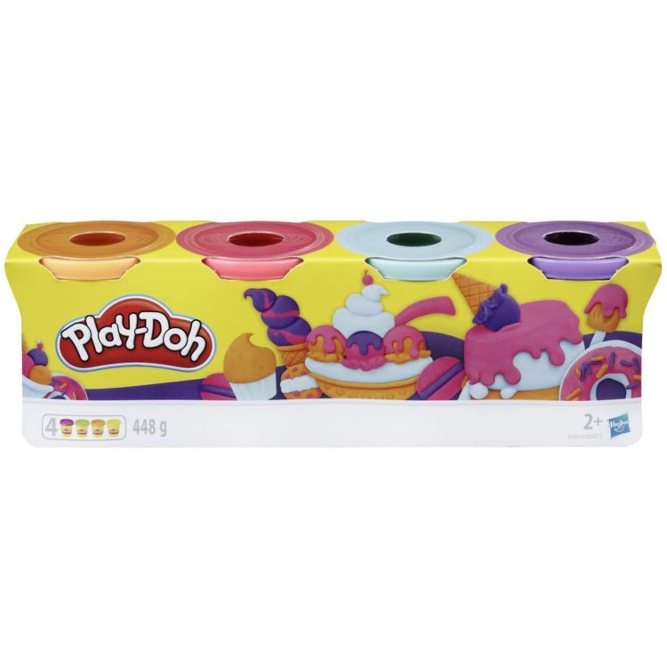 PlayDoh 4 Tub Pack - Sweet Colours