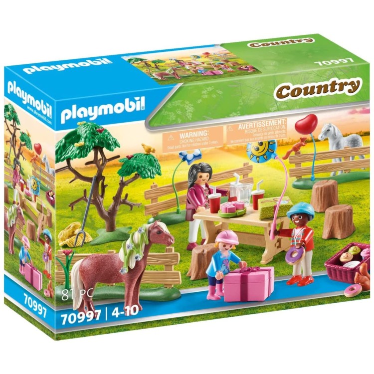 Playmobil 70997 Pony Farm Birthday Party