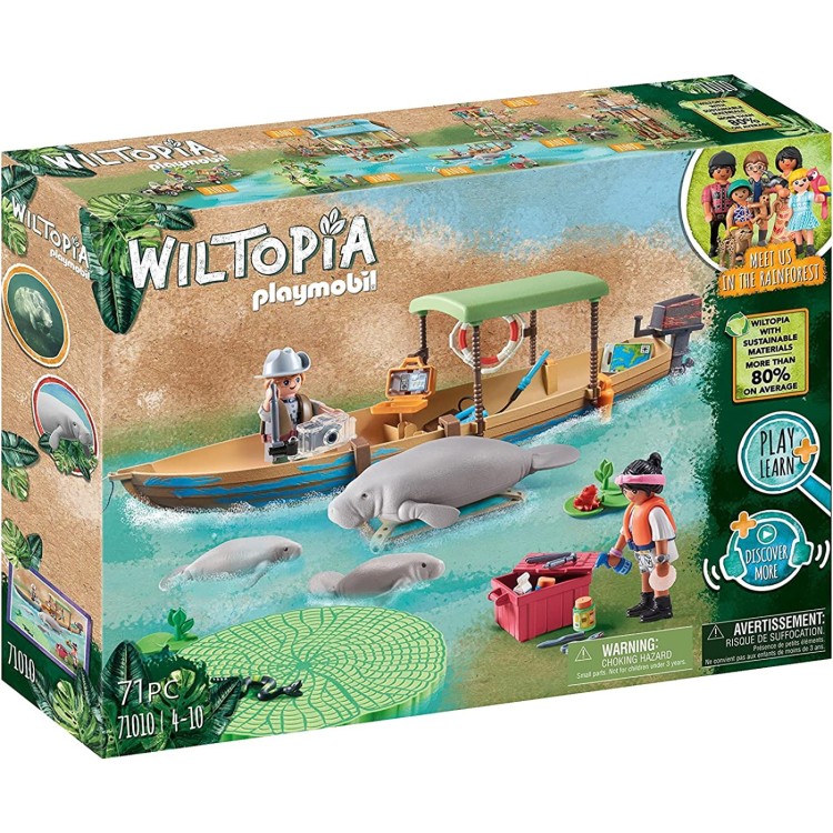 Playmobil Wiltopia 71010 Boat Trip to the Manatees