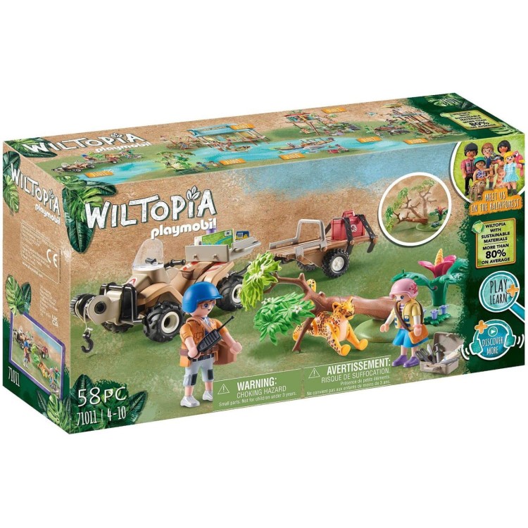 Playmobil Wiltopia 71011 Animal Rescue Quad