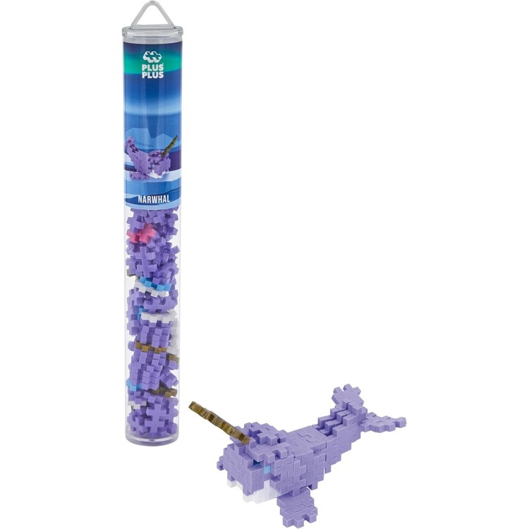 Plus Plus Narwhal 100pc Tube