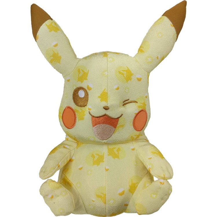 Pokemon 20th Anniversary Winking Pikachu Soft Toy