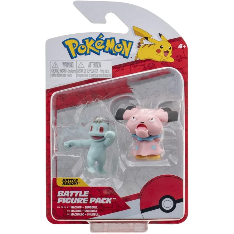 Pokemon Battle Figure Pack - Machop & Snubbull