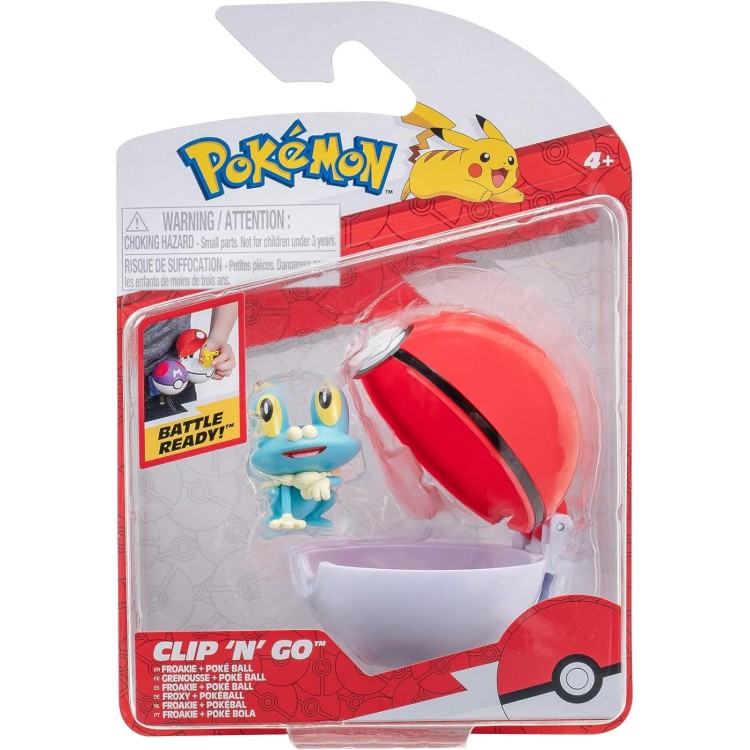 Pokemon Clip N Go Poke Ball - Froakie