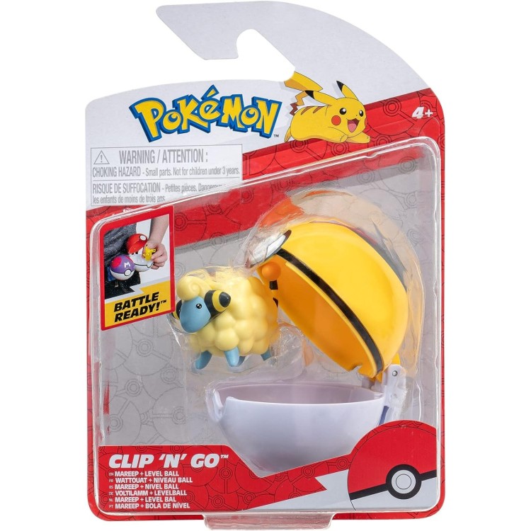 Pokemon Clip N Go Poke Ball - Mareep