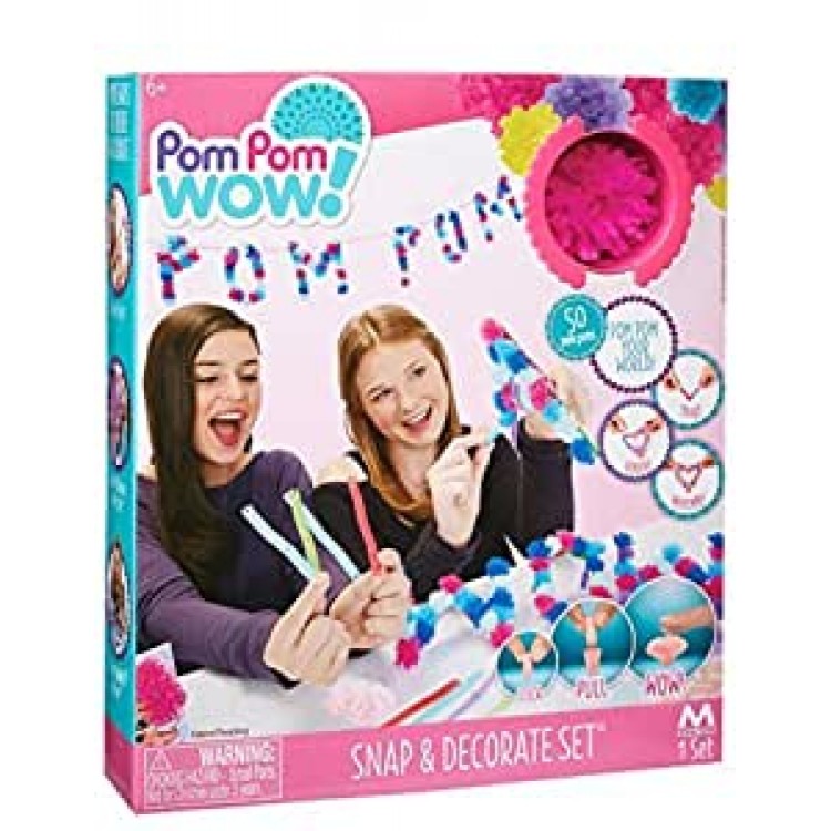 Pom Pom Wow Snap & Decorate Set