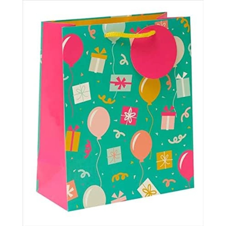 Presents and Balloons Small Gift Bag