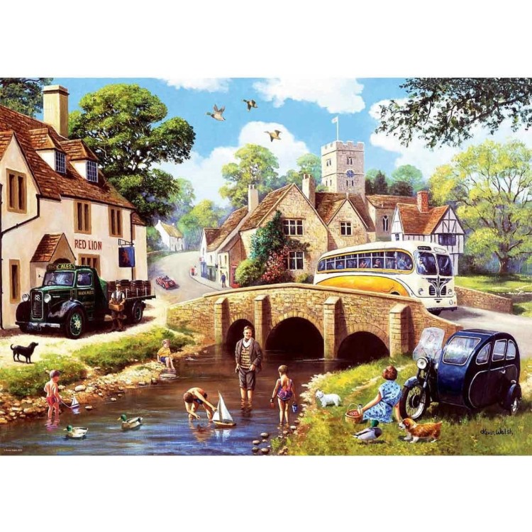 Ravensburger A Day by the River 1000pc Puzzle