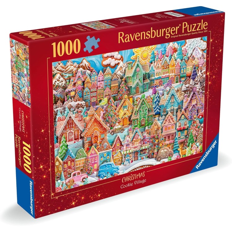 Ravensburger Happy Christmas Cookie Village 1000pc Puzzle