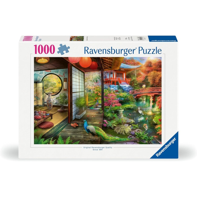 Ravensburger Japanese Garden Teahouse 1000pc Puzzle