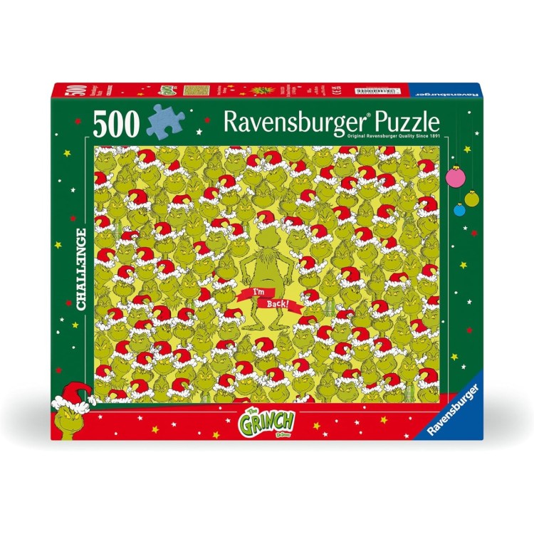 Ravensburger Merry Grinchmas Challenge 500pc Puzzle