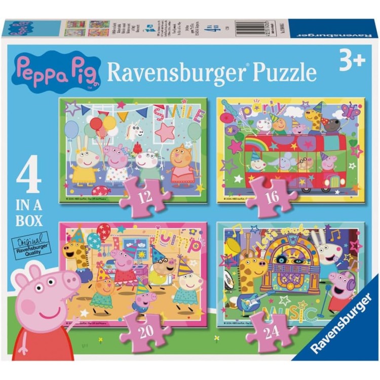 Ravensburger Peppa Pig 4 in a Box Puzzle