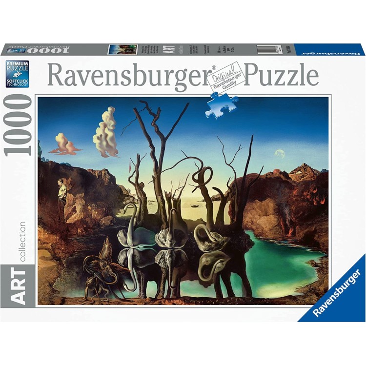 Ravensburger Swans Reflecting Elephants 1000pc Puzzle