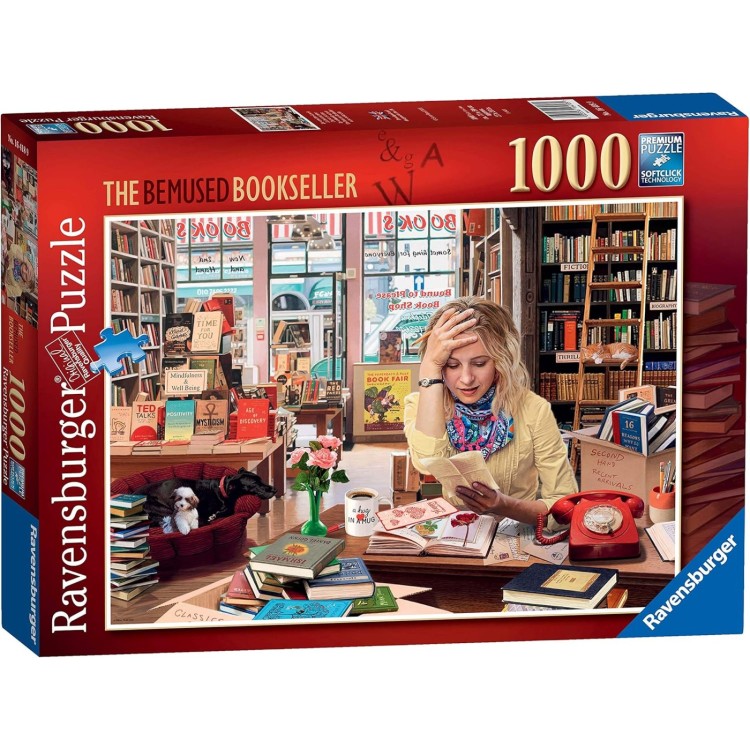 Ravensburger The Bemused Bookseller 1000pc Puzzle