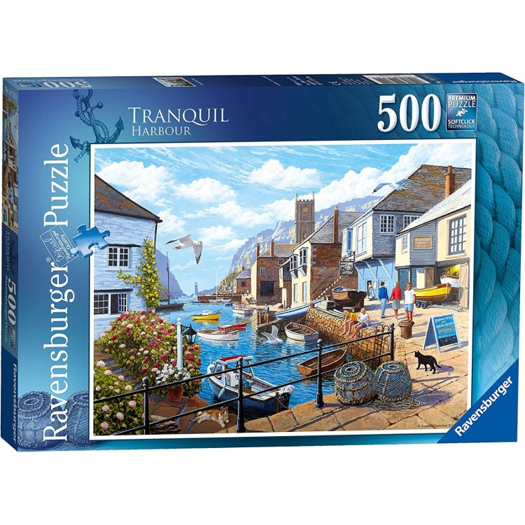 Ravensburger Tranquil Harbour 500pc Puzzle