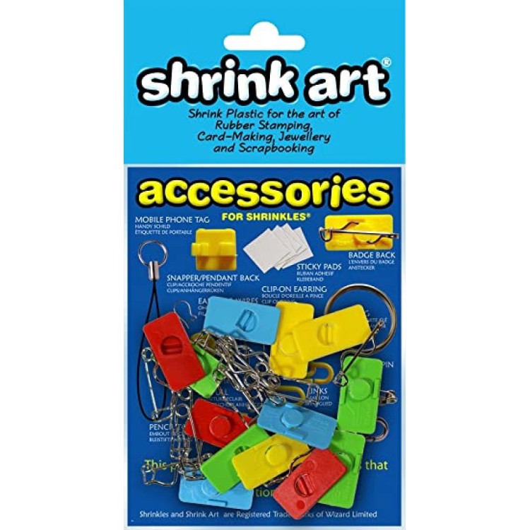 Shrink Art Badge Back & Pin