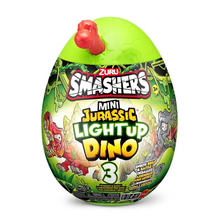 Smashers Mini Jurassic Light Up Dino Egg