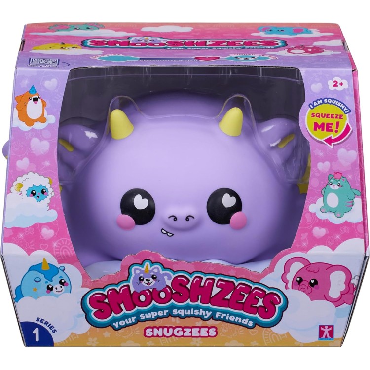 Smooshzees Snugzees - Puffin Purple Dragon