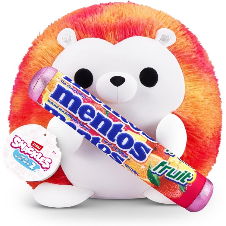 Snackles Medium Plushie - Heidi Hedgehog with Mentos