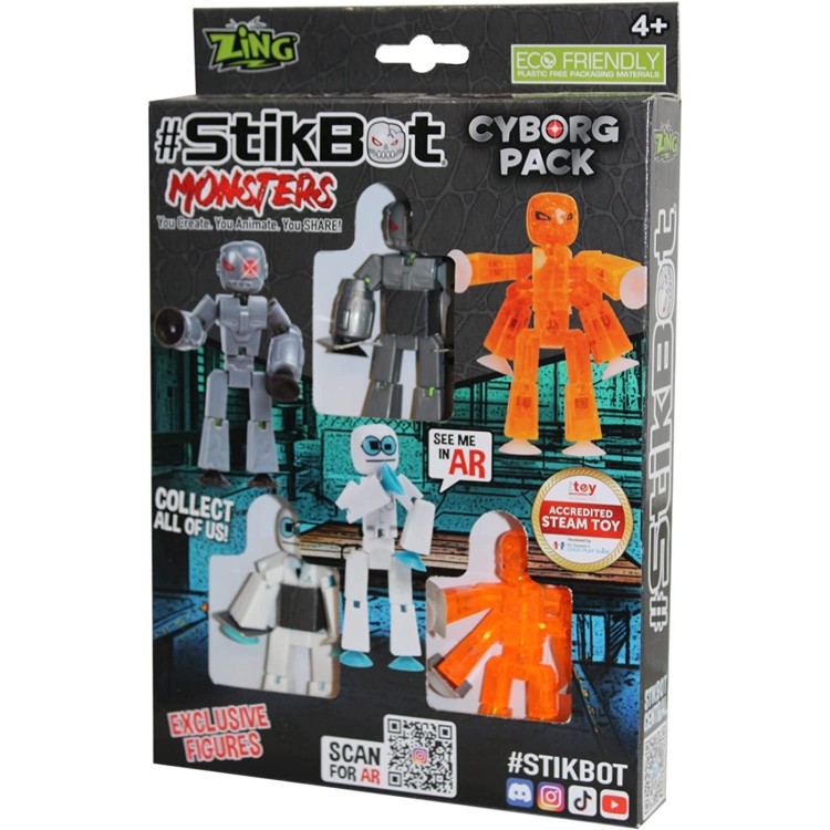 StikBot Monsters Cyborg Pack