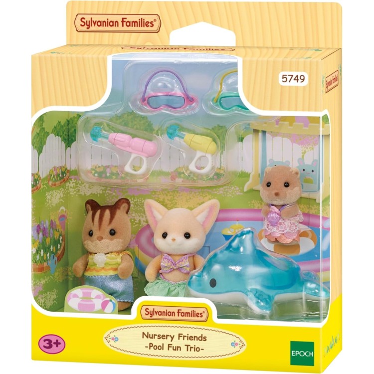 Sylvanian Families 5749 Nursery Friends Pool Fun Trio