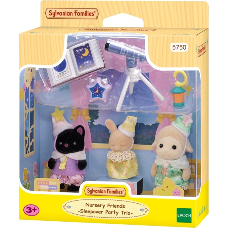 Sylvanian Families 5750 Nursery Friends Sleepover Party Trio