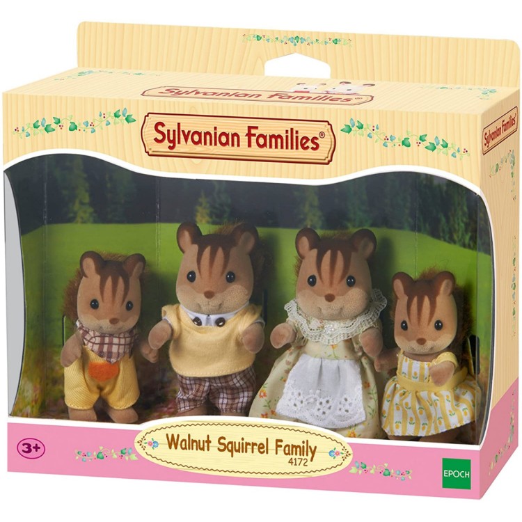 Sylvanian Families 4172 Walnut Squirrel Family