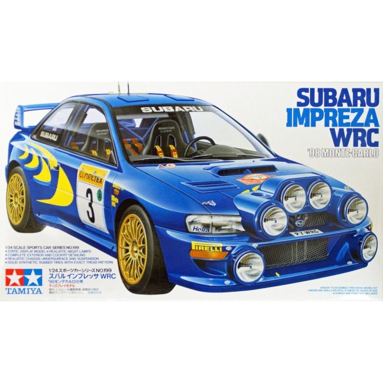 Tamiya 1:24 Subaru Impreza WRC 98 Monte Carlo