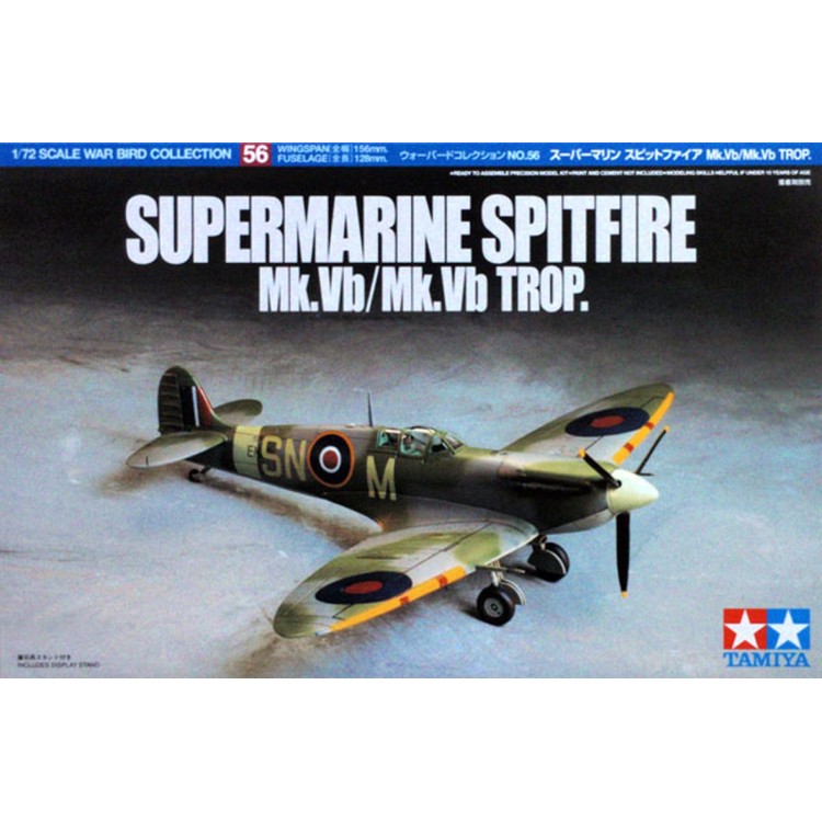 Tamiya 1:72 Supermarine Spitfire Mk.Vb