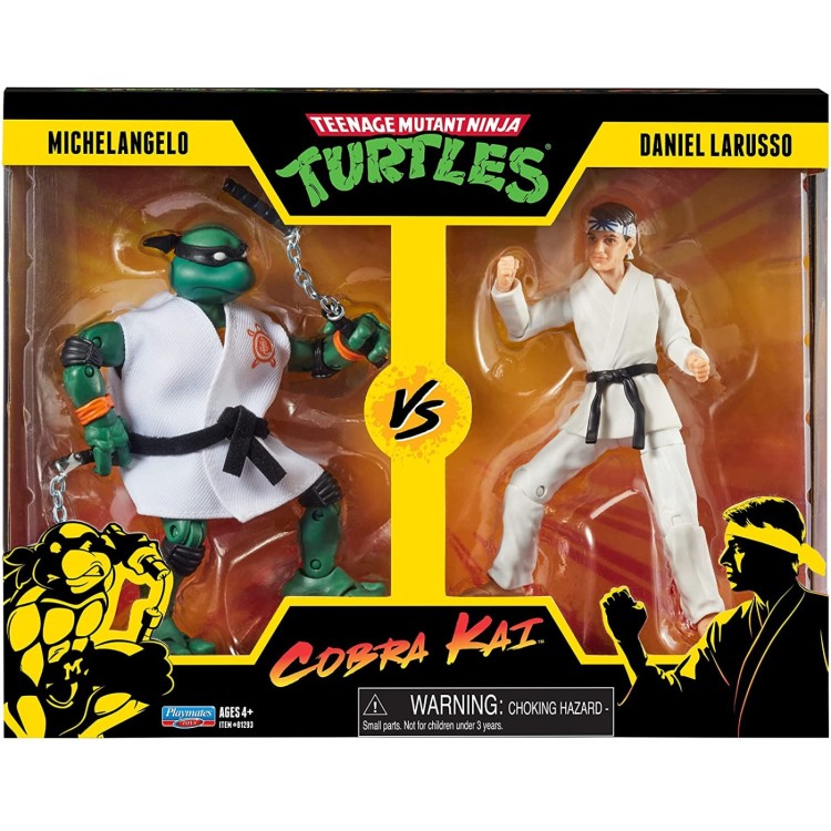 Teenage Mutant Ninja Turtles Vs Cobra Kai - Michelangelo Vs Daniel Larusso