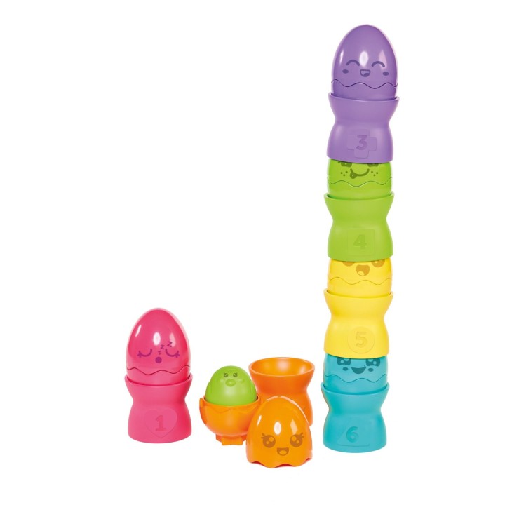 Toomies Hide & Squeak Egg Stacker