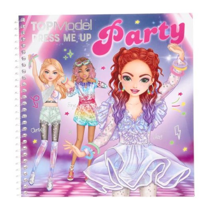 Top Model Dress Me Up Party Sticker Book