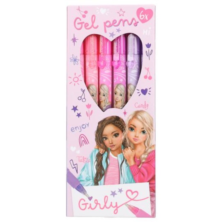 Top Model Girly Gel Pens 6 Pack