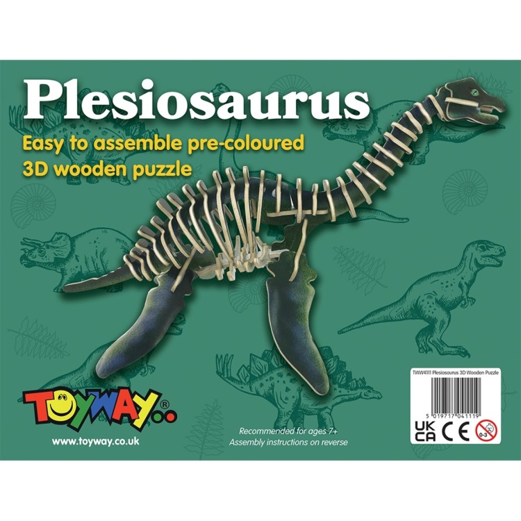 Toyway 3D Wooden Puzzle Plesiosaurus