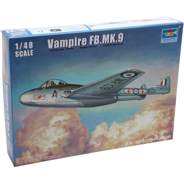 Trumpeter 1:48 De Havilland Vampire FB.Mk.9