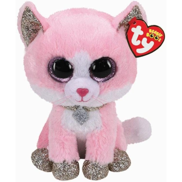 Ty Beanie Boos Medium Fiona Cat - Plaza Toymaster