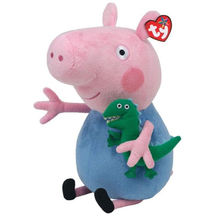 Ty Peppa Pig Beanie Babies George Pig