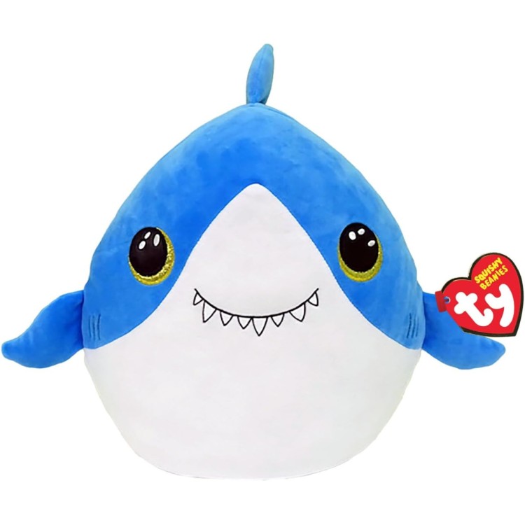 Ty Squishy Beanies Finsley Shark 10