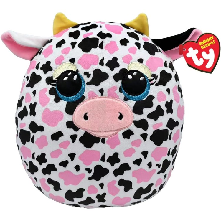 Ty Squishy Beanies Milkshake Cow 10