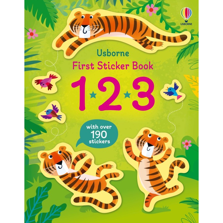 Usborne First Sticker Book 1 2 3