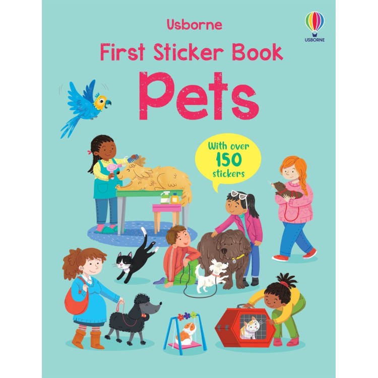 Usborne First Sticker Book Pets