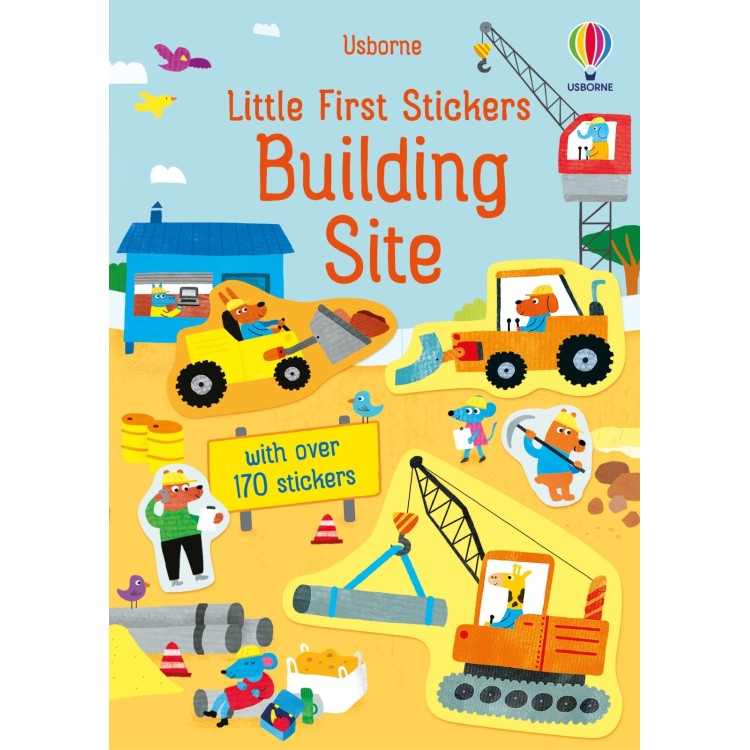 Usborne Little First Stickers Building Site