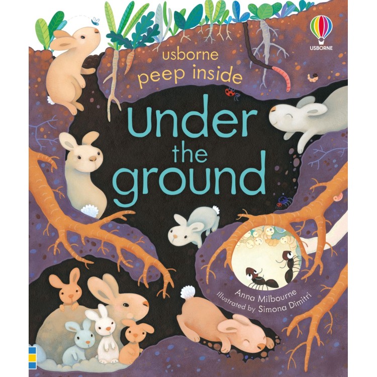 Usborne Peep Inside Under the Ground Book