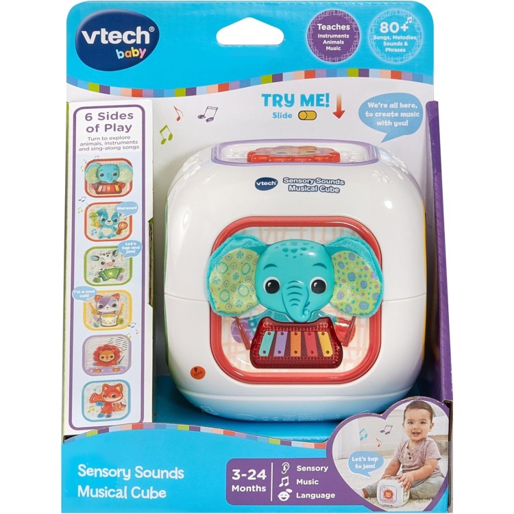 Vtech Baby Sensory Sounds Musical Cube