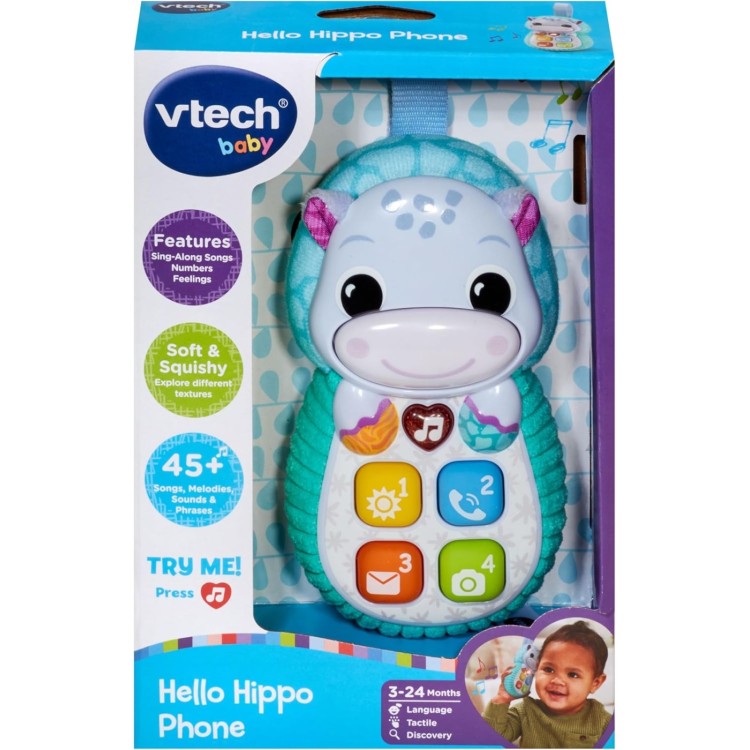 Vtech Hello Hippo Phone (Blue)