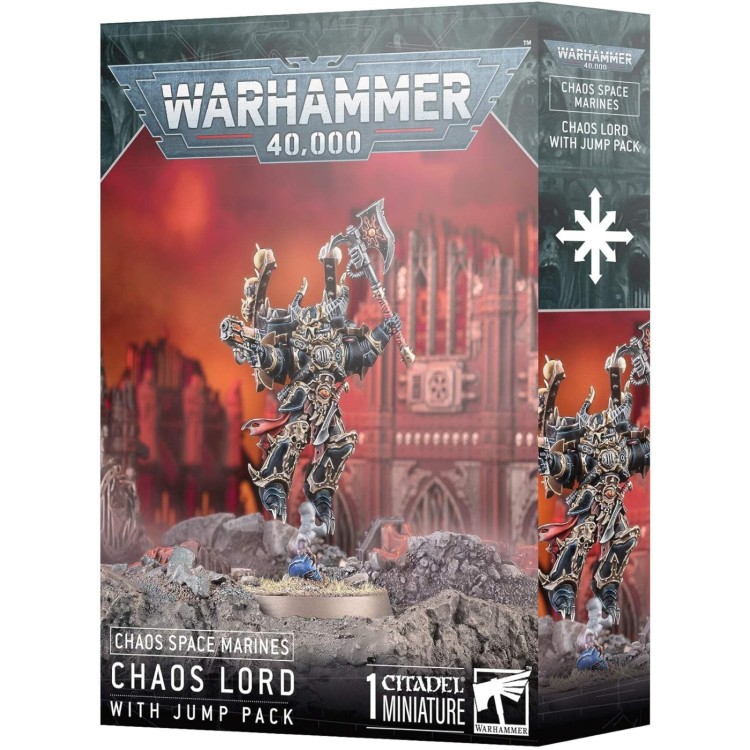 Warhammer 40000 Chaos Space Marines Chaos Lord with Jump Pack