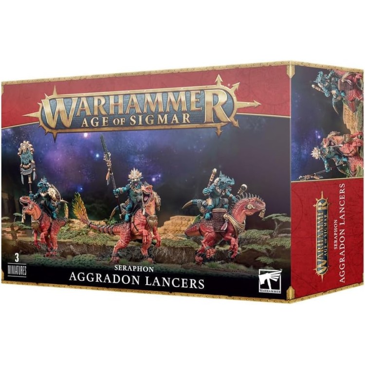 Warhammer Age of Sigmar Seraphon Aggradon Lancers